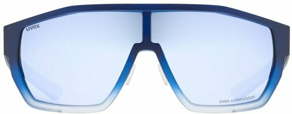 Outdoor Sunglasses UVEX MTN Style CV Blue Matt/Fade/Colorvision Mirror Blue Outdoor Sunglasses - 2