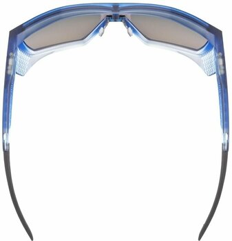 Outdoor Sunglasses UVEX MTN Style CV Blue Matt/Fade/Colorvision Mirror Blue Outdoor Sunglasses - 5