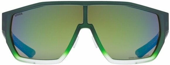 Outdoor Sunglasses UVEX MTN Style CV Green Matt/Fade/Colorvision Mirror Green Outdoor Sunglasses - 2