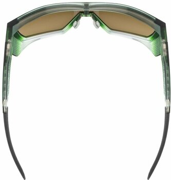 Outdoor Sunglasses UVEX MTN Style CV Green Matt/Fade/Colorvision Mirror Green Outdoor Sunglasses - 5