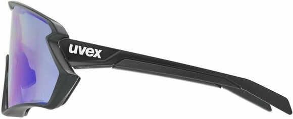 Fietsbril UVEX Sportstyle 231 2.0 P Black Matt Polavision Mirror Blue Fietsbril (Beschadigd) - 7