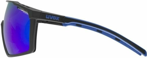 Gafas de ciclismo UVEX MTN Perform Black/Blue Matt/Mirror Blue Gafas de ciclismo - 4