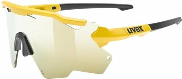 Kerékpáros szemüveg UVEX Sportstyle 228 Sunbee/Black Matt/Mirror Yellow Kerékpáros szemüveg - 4