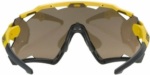 Fietsbril UVEX Sportstyle 228 Sunbee/Black Matt/Mirror Yellow Fietsbril - 6
