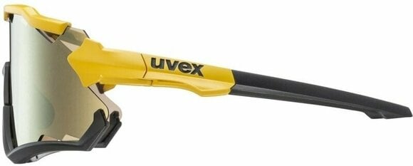 Fietsbril UVEX Sportstyle 228 Sunbee/Black Matt/Mirror Yellow Fietsbril - 7
