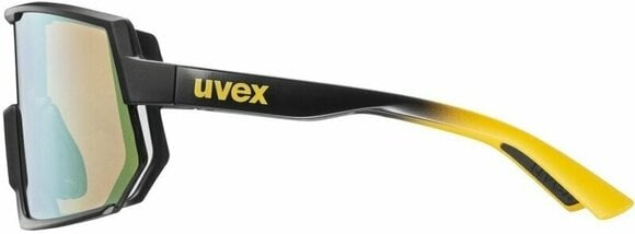Kerékpáros szemüveg UVEX Sportstyle 235 Sunbee/Black Matt/Mirror Yellow Kerékpáros szemüveg - 4