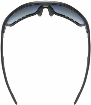 Okulary sportowe UVEX Sportstyle 706 Black Matt/Mirror Blue - 5