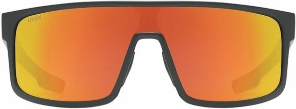 Спортни очила UVEX LGL 51 Black Matt/Mirror Red - 2