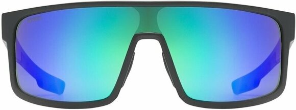 Sportovní brýle UVEX LGL 51 Black Matt/Mirror Green - 2