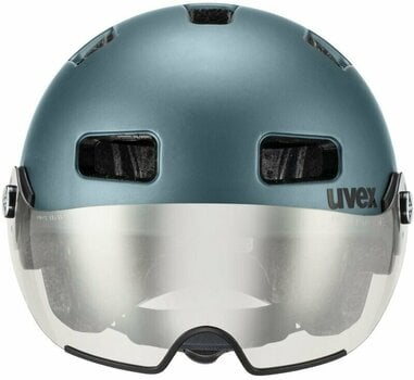 Bike Helmet UVEX Rush Visor Deep Turquoise Matt 55-58 Bike Helmet - 3