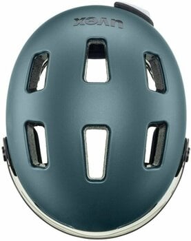 Bike Helmet UVEX Rush Visor Deep Turquoise Matt 55-58 Bike Helmet - 5