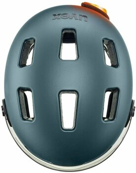Bike Helmet UVEX Rush Visor Deep Turquoise Matt 55-58 Bike Helmet - 6