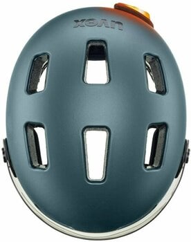Bike Helmet UVEX Rush Visor Deep Turquoise Matt 58-61 Bike Helmet - 6