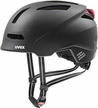 Cyklistická helma UVEX Urban Planet LED Black Matt 54-58 Cyklistická helma - 2