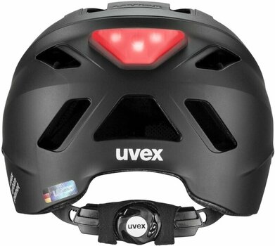 Capacete de bicicleta UVEX Urban Planet LED Black Matt 54-58 Capacete de bicicleta - 8