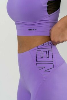 Fitness-undertøj Nebbia FIT Activewear Padded Sports Bra Lila XS Fitness-undertøj - 15