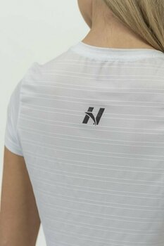 Maglietta fitness Nebbia FIT Activewear T-shirt “Airy” with Reflective Logo White M Maglietta fitness - 3