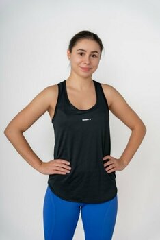 Majica za fitnes Nebbia FIT Activewear Tank Top “Airy” with Reflective Logo Black XS Majica za fitnes - 6