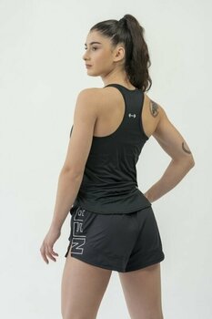 T-shirt de fitness Nebbia FIT Activewear Tank Top “Airy” with Reflective Logo Black M T-shirt de fitness - 8