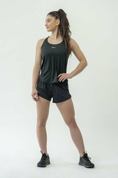 T-shirt de fitness Nebbia FIT Activewear Tank Top “Airy” with Reflective Logo Black M T-shirt de fitness - 9