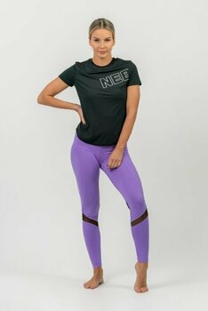 Fitness shirt Nebbia FIT Activewear Functional T-shirt with Short Sleeves Black XS Fitness shirt - 8