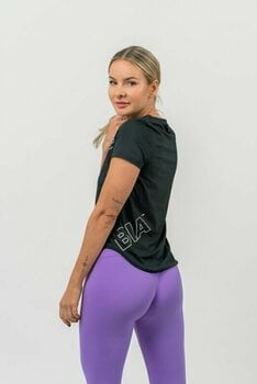Tricouri de fitness Nebbia FIT Activewear Functional T-shirt with Short Sleeves Black S Tricouri de fitness - 6