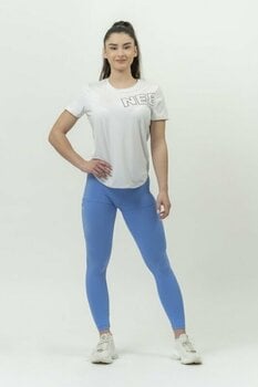 Fitness póló Nebbia FIT Activewear Functional T-shirt with Short Sleeves White XS Fitness póló - 7