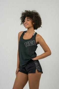 T-shirt de fitness Nebbia FIT Activewear Tank Top “Racer Back” Black XS T-shirt de fitness - 2