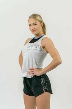 T-shirt de fitness Nebbia FIT Activewear Tank Top “Racer Back” White XS T-shirt de fitness - 2