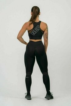 Fitnes hlače Nebbia FIT Activewear High-Waist Leggings Black S Fitnes hlače - 2