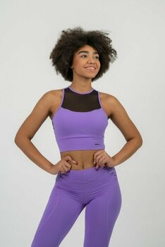 Fitnes hlače Nebbia FIT Activewear High-Waist Leggings Lila M Fitnes hlače - 12