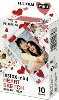 Papel fotográfico Fujifilm Instax Mini Hearts Papel fotográfico - 2