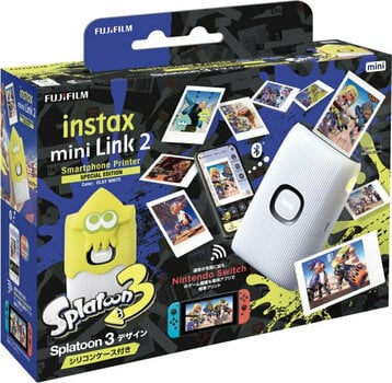 Pocket-Drucker Fujifilm Instax Mini Link2 Pocket-Drucker Clay White - Splatoon 3 Bundle - 9