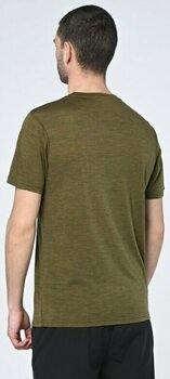 Outdoor T-Shirt Bula Pacific Solid Merino Wool Tee Moss S T-Shirt - 4