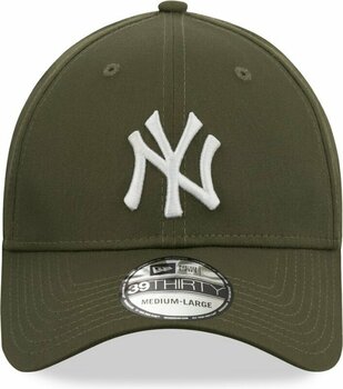 Cappellino New York Yankees 39Thirty MLB League Essential Olive/White L/XL Cappellino - 2