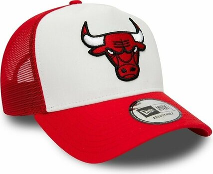 Kappe Chicago Bulls 9Forty AF Trucker NBA Team Clear White/Red UNI Kappe - 3