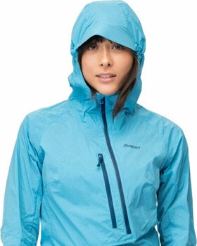 Outdoor Jacket Bergans Cecilie Light Wind Anorak Women Clear Ice Blue XS Outdoor Jacket - 5
