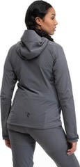 Outdorová bunda Bergans Cecilie Mountain Softshell Women Solid Dark Grey/Cloudberry Yellow - 2
