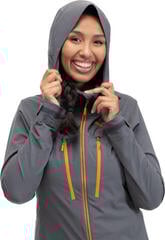 Outdorová bunda Bergans Cecilie Mountain Softshell Women Solid Dark Grey/Cloudberry Yellow - 3