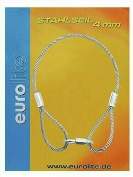 Light Stand Eurolite Steel Cable 400 x 4 mm Silver - 2