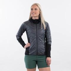Outdorová bunda Bergans Cecilie Light Insulated Hybrid Women Solid Dark Grey/Black - 1