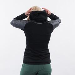 Outdorová bunda Bergans Cecilie Light Insulated Hybrid Women Solid Dark Grey/Black - 3