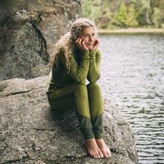 Thermischeunterwäsche Bergans Cecilie Wool Long Sleeve Women Cloudberry Yellow/Lush Yellow M Thermischeunterwäsche - 5