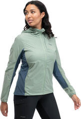 Outdorová bunda Bergans Rabot Lt Windbreaker Women Jade Green/Orion Blue - 2