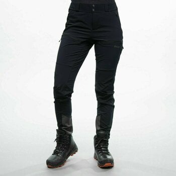 Calças de exterior Bergans Rabot V2 Softshell Pants Women Black 38 Calças de exterior - 2