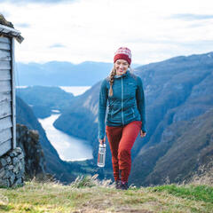 Outdoor Hoodie Bergans Rabot Active Mid Hood Women Light Jade Green - 5