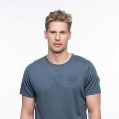 Outdoor T-Shirt Bergans Graphic Wool Tee Men Orion Blue S T-Shirt - 1