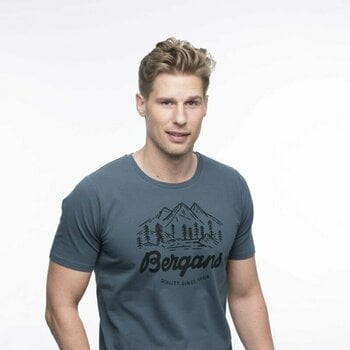Outdoor T-Shirt Bergans Classic V2 Tee Men Orion Blue XL T-Shirt - 5