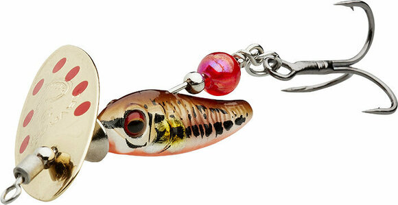 Spinner / Spoon Savage Gear Sticklebait Spinner Copper Red Dots 7,3 g - 2