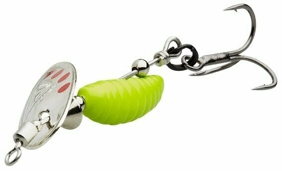 Spinner / Spoon Savage Gear Grub Spinners Silver Red Yellow 2,2 g - 2